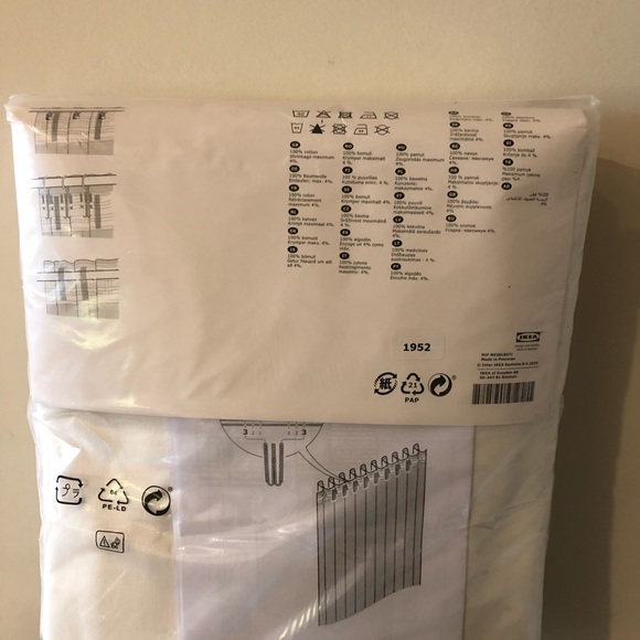 Ikea Annalouisa Curtains Cotton 2 Panels - Picture 2 of 8